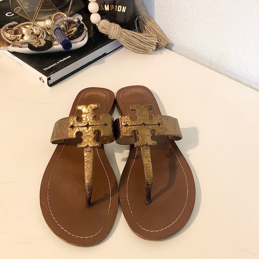TORY BURCH LOGO MILLER SANDAL